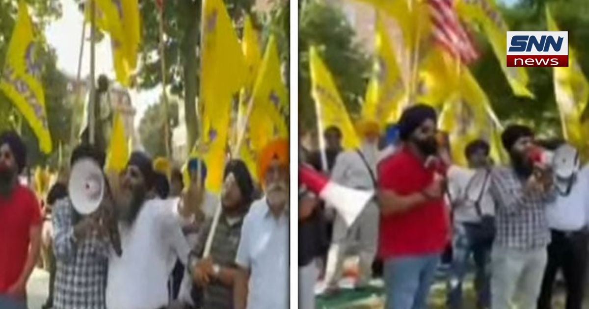 Sikhs Protest in Washington on India’s Independence Day