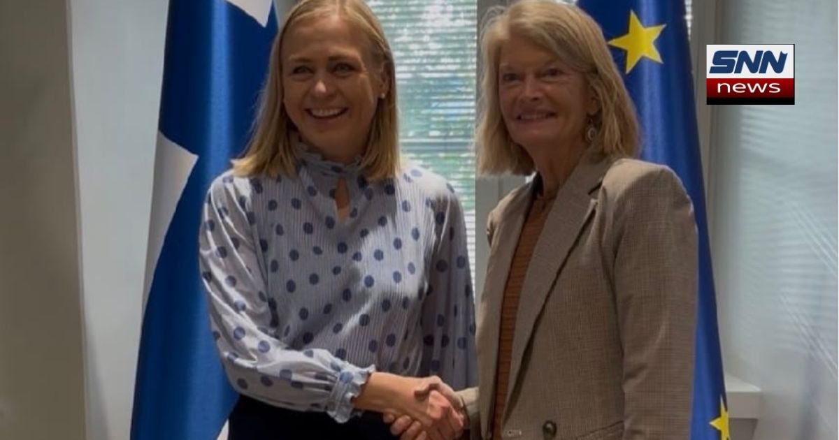 Finnish FM Elina Valtonen Meets U.S. Senator Murkowski