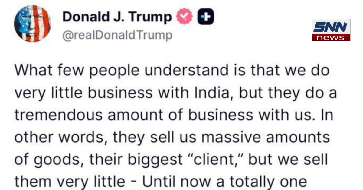 Trump India relies on Russia for oil, defense imports