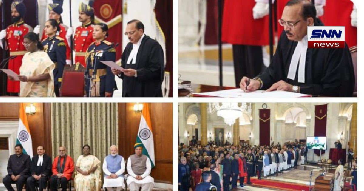 PM Modi Attends Justice Surya Kant’s Oath Ceremony