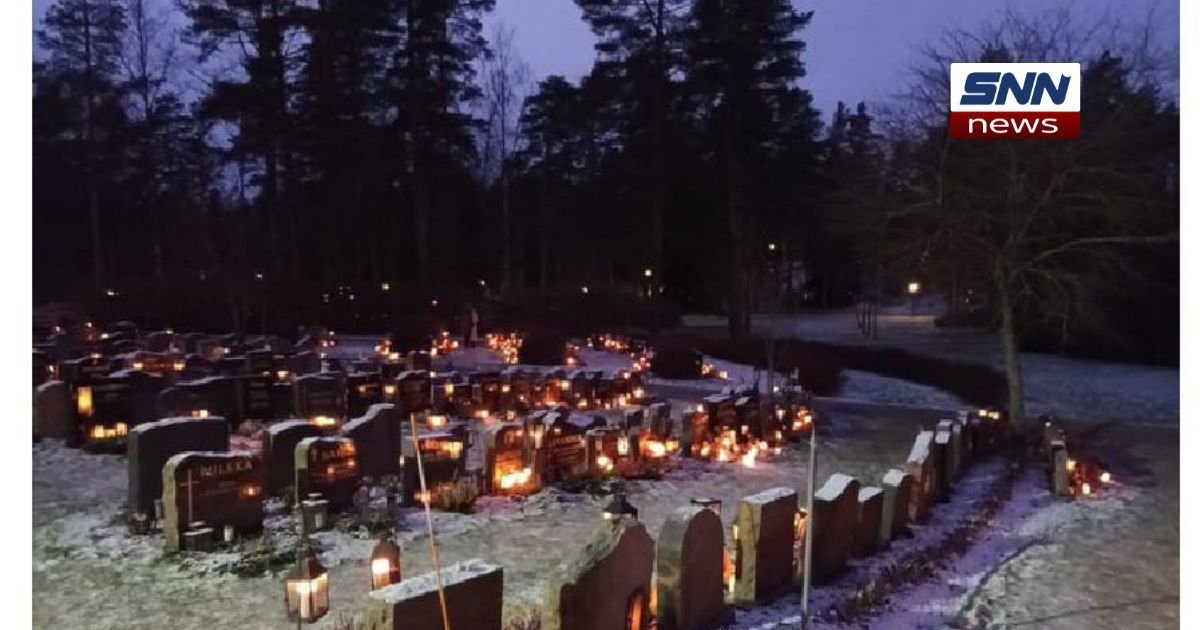 Finland Honors Loved Ones With Candles on Christmas Eve