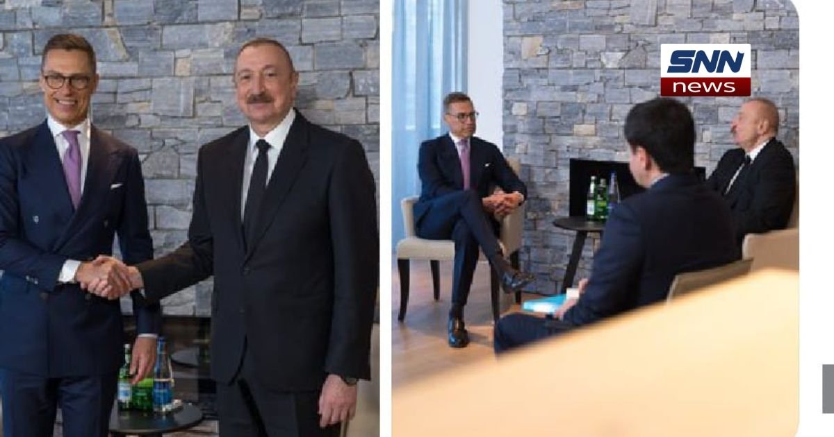 Finland President Stubb Discusses Peace Talks with Azerbaijan
