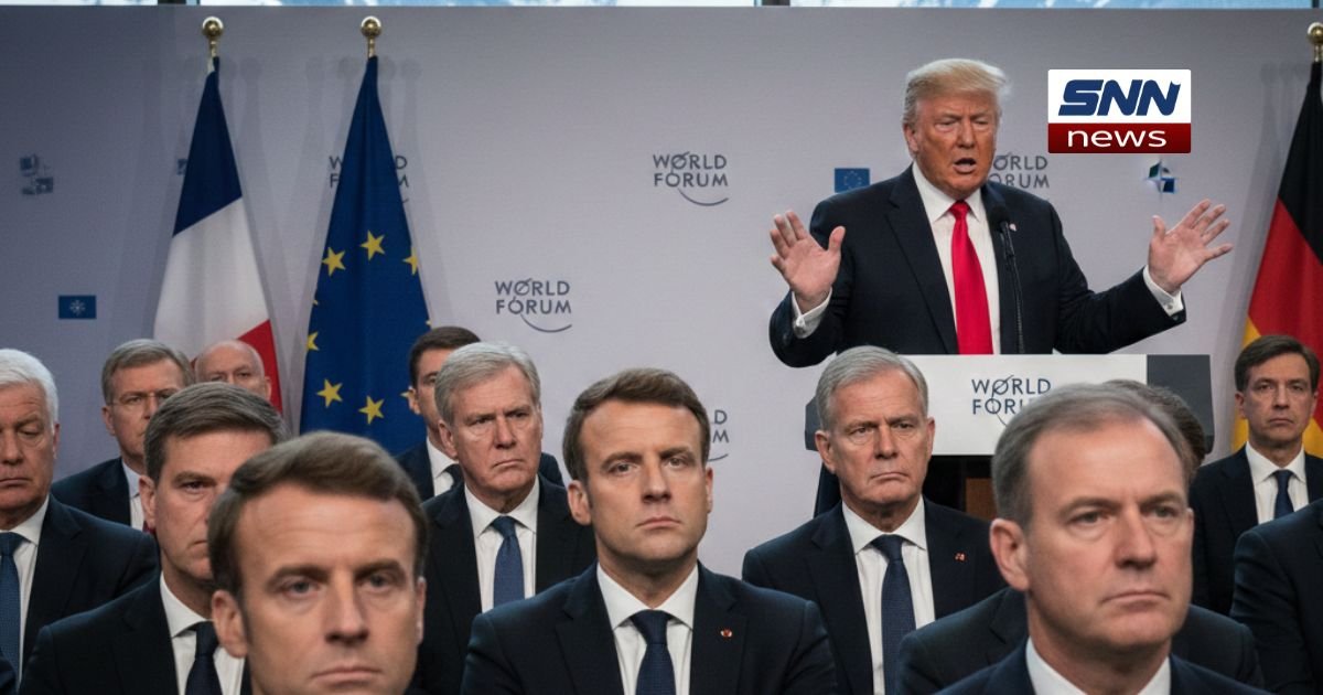 Trump’s Davos Speech Exposes U.S.–Europe Power Divide