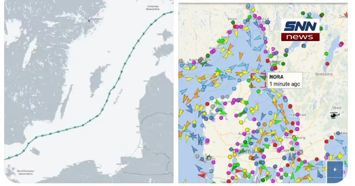 Danish authorities detain container ship Nora near Aalbæk, shadow fleet investigation, maritime security concerns