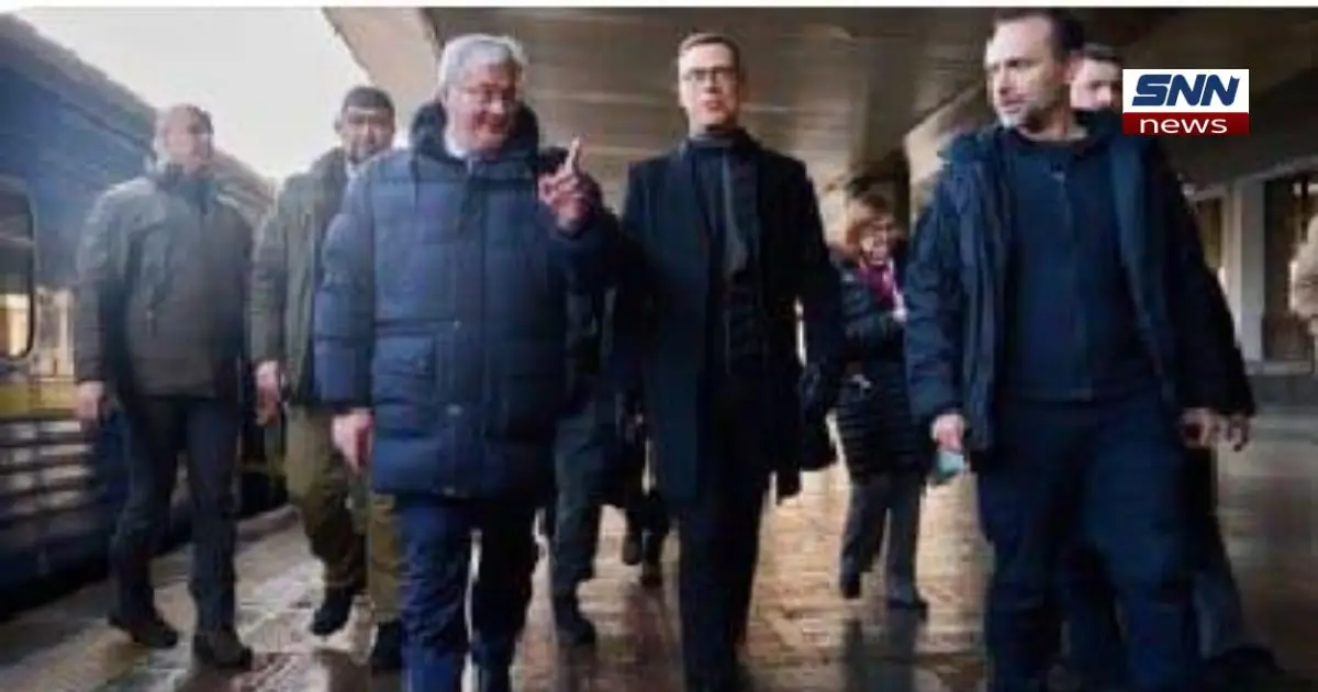 Leaders of Nordic and Baltic countries meet in Kyiv with European Council President António Costa to discuss Ukraine support.