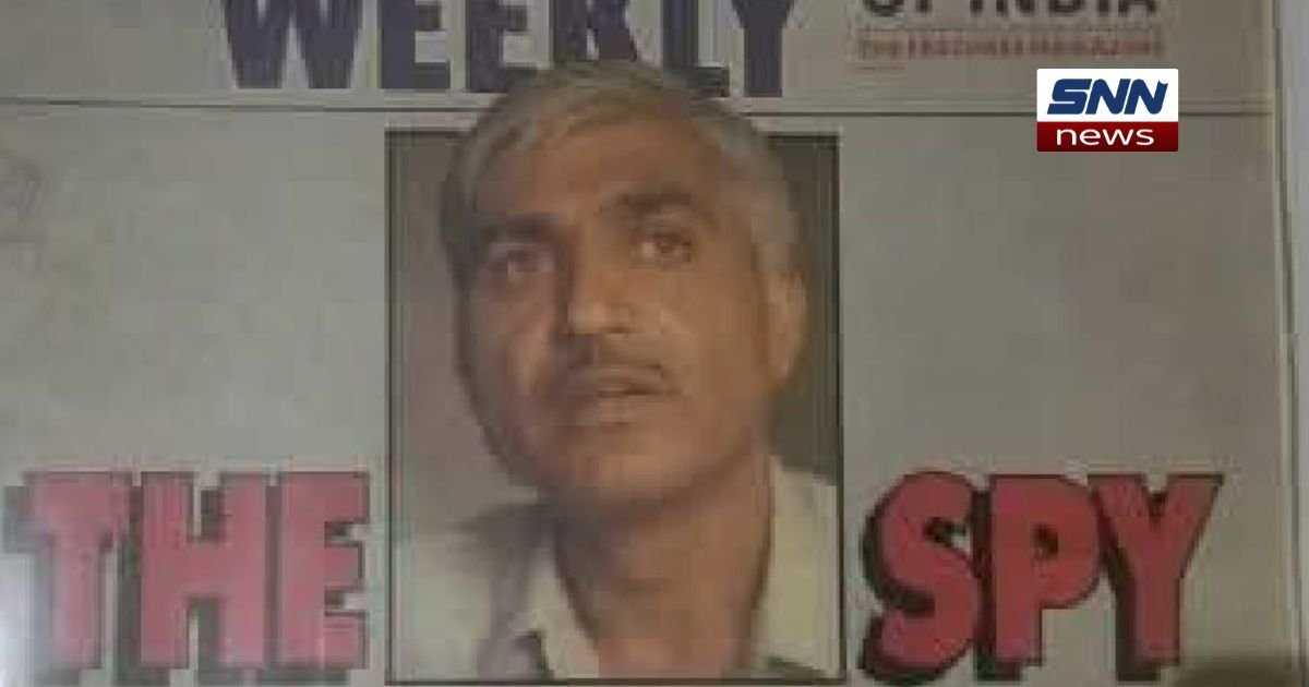 Portrait-style illustration representing Indian spy Roshan Lal Jalla, symbolizing years of imprisonment in Pakistan and a forgotten return to India