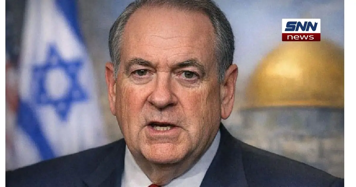 U.S. Envoy Mike Huckabee sparks controversy with remarks on Israel’s “Biblical right,” raising Middle East tensions and global debate