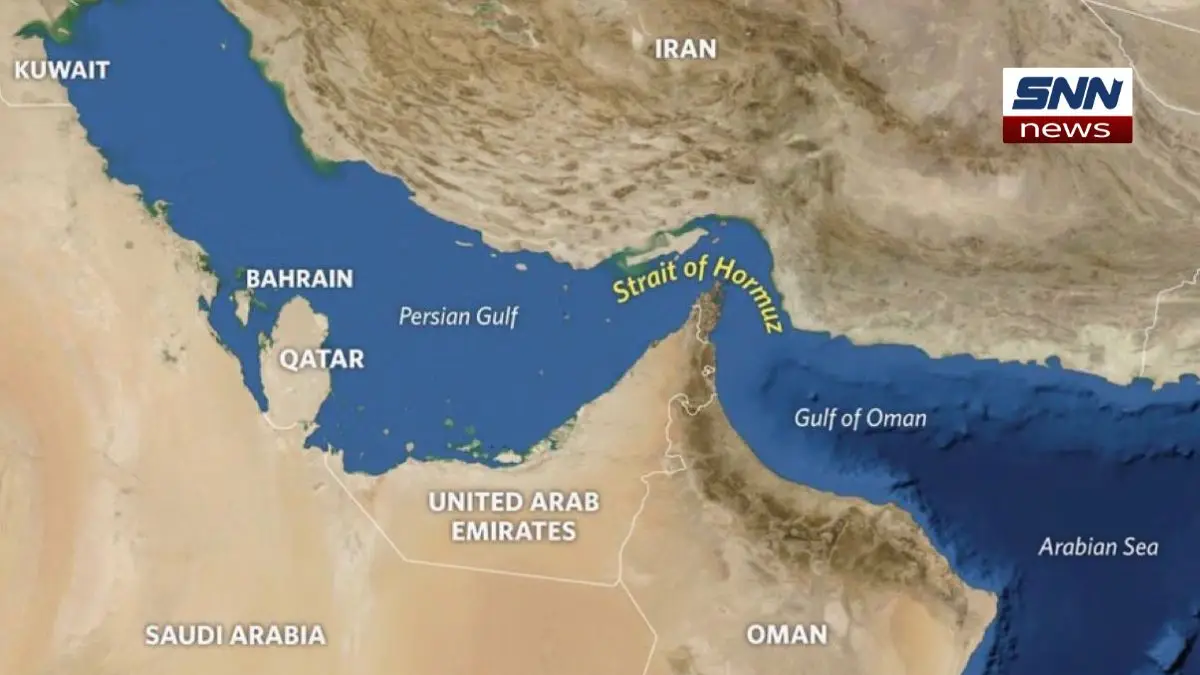 Ships moving through the Strait of Hormuz as Iran allows controlled passage for selected countries