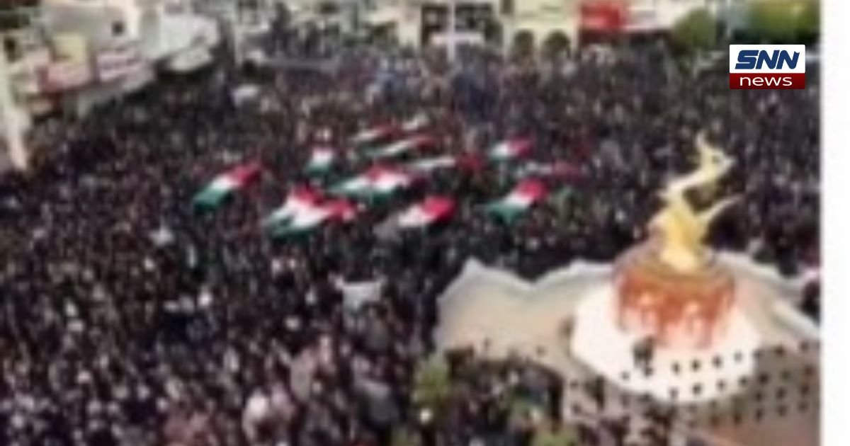 Millions in Iran mourn young girls killed in conflict as families gather in silence during nationwide funeral ceremonies.