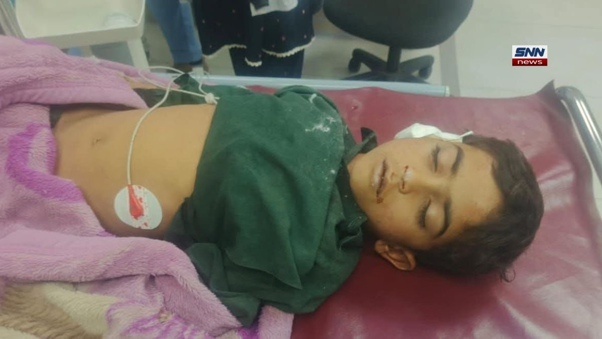 Faraz Laghari’s house in Moro where stray bullet struck during wedding celebrations