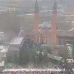&ldquo;Muslims offering Eid al-Fitr prayers at central mosque in Moscow and Saint Petersburg&rdquo;