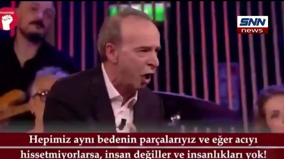 Roberto Benigni speaking emotionally about Gaza conflict and condemning violence against children