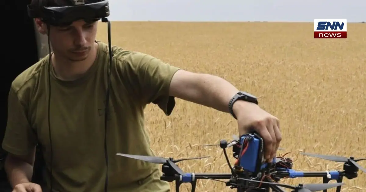 Ukrainian counter-drone experts preparing defense systems to intercept Iranian-made Shahed suicide drones in the Middle East security mission.