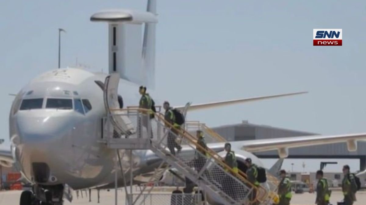 Australian SAS soldiers deployed at Al Minhad Air Base in the Middle East preparing for emergency evacuation operations