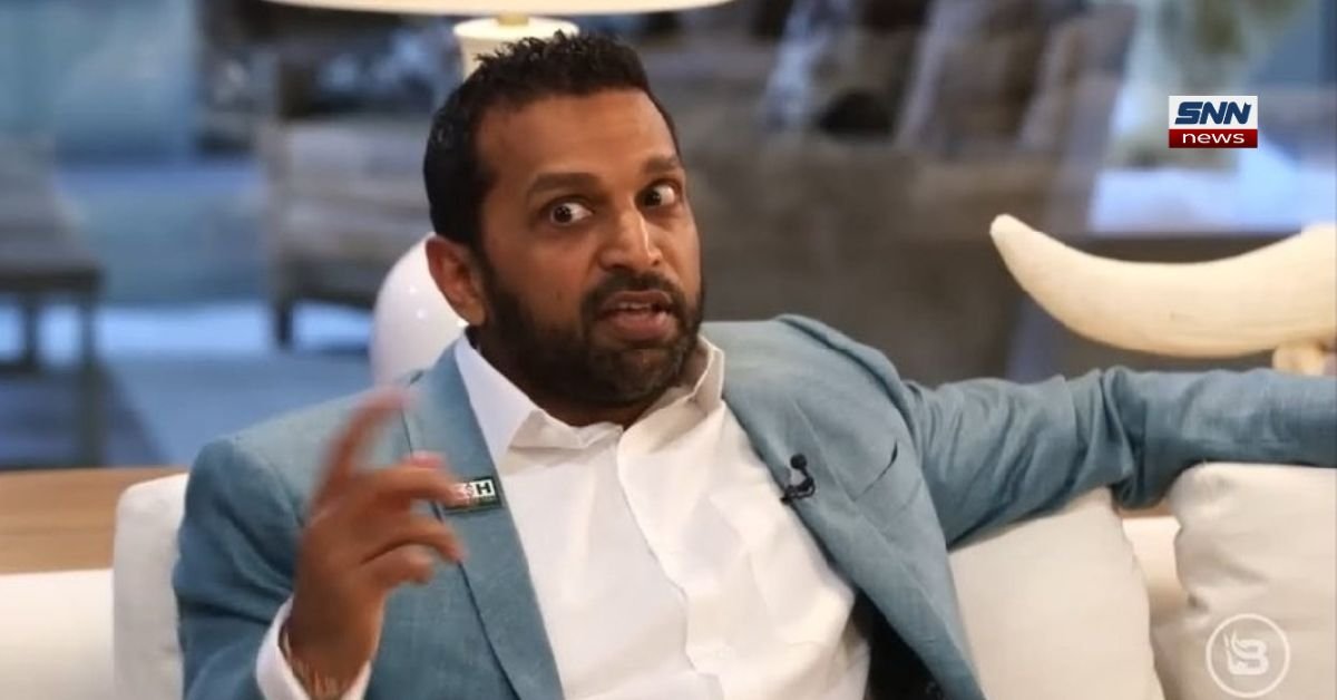 FBI Director Kash Patel linked reports shown with FBI headquarters in Washington DC highlighting leadership concerns in US security agency.