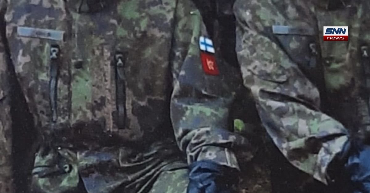 Finland map and NATO flags as country considers plan to host US nuclear weapons after legal reform proposal.