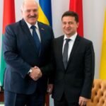 Belarusian President Alexander Lukashenko speaking during a public address about Ukraine conflict and possible talks with President Zelenskyy.