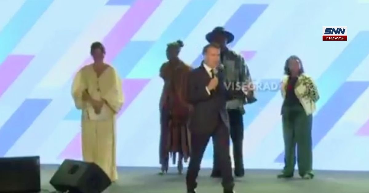 French President Emmanuel Macron speaking firmly at the Africa Forward Summit after audience disruptions during an official session.