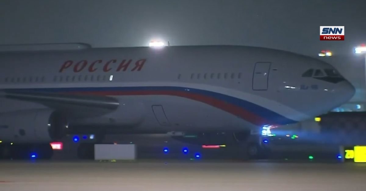 Russian President Vladimir Putin arriving in Beijing for an official two-day visit to meet Chinese leaders and discuss cooperation.