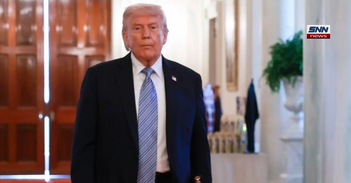 Donald Trump speaking at a political event, saying he is willing to take a bullet for the country while discussing Iran and nuclear threats.
