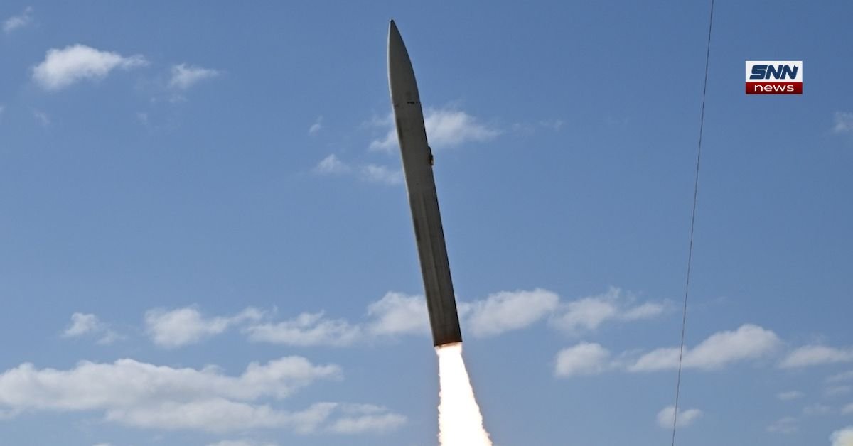 Dark Eagle hypersonic missile system displayed during a United States military defense demonstration.
