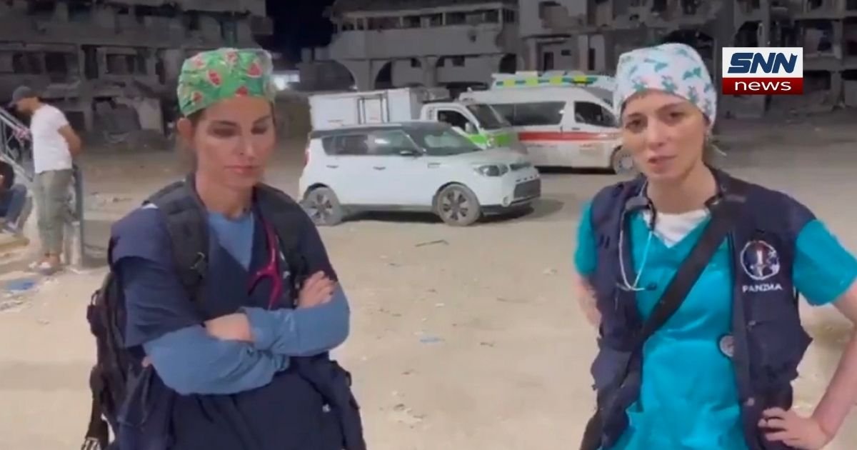 Australian female doctors treating injured children and pregnant women in a Gaza hospital amid the ongoing humanitarian crisis.