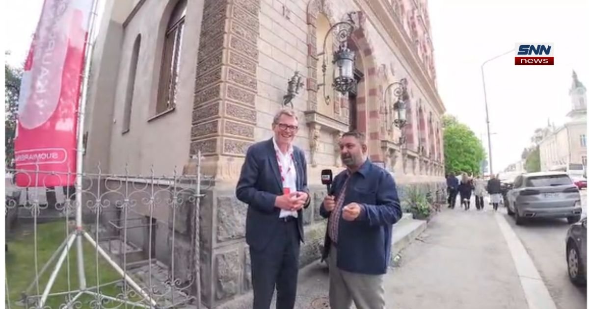 Former Finnish Prime Minister Matti Vanhanen speaking exclusively to SNN News Finland correspondent Hammad Kahlun in Helsinki about NATO membership and Russian threat