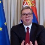 Serbian President Aleksandar Vučić defends Serbia Israel cooperation at public address
