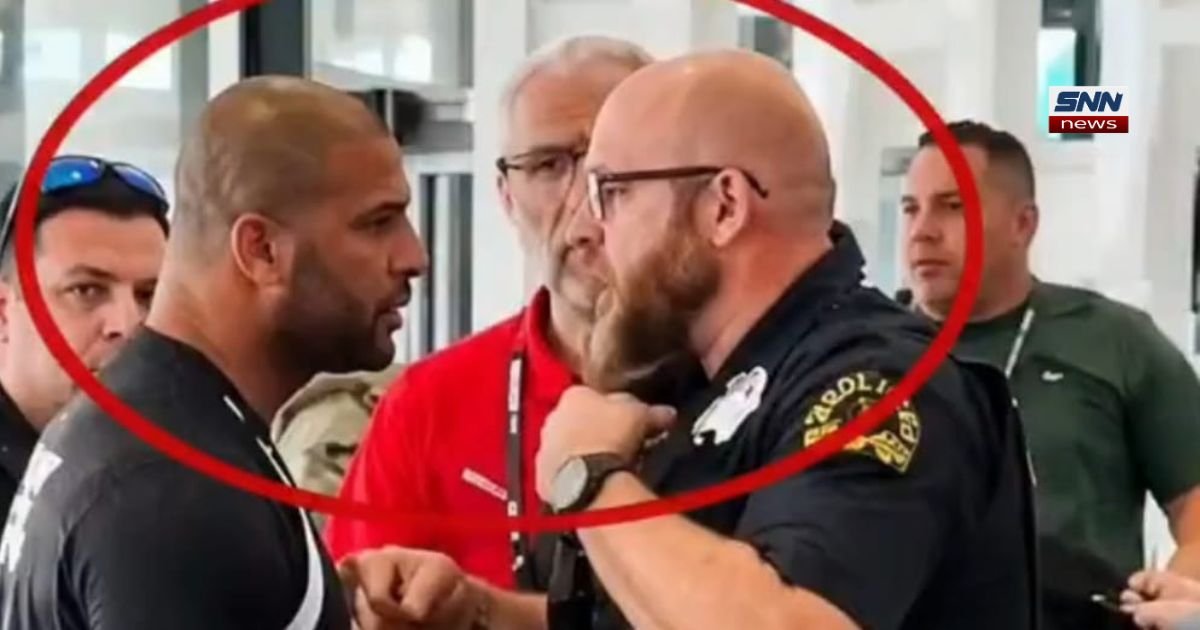 Egypt team director Ibrahim Hassan and player Trezeguet confronted by Dallas police officer at World Cup 2026 hotel in Dallas Texas