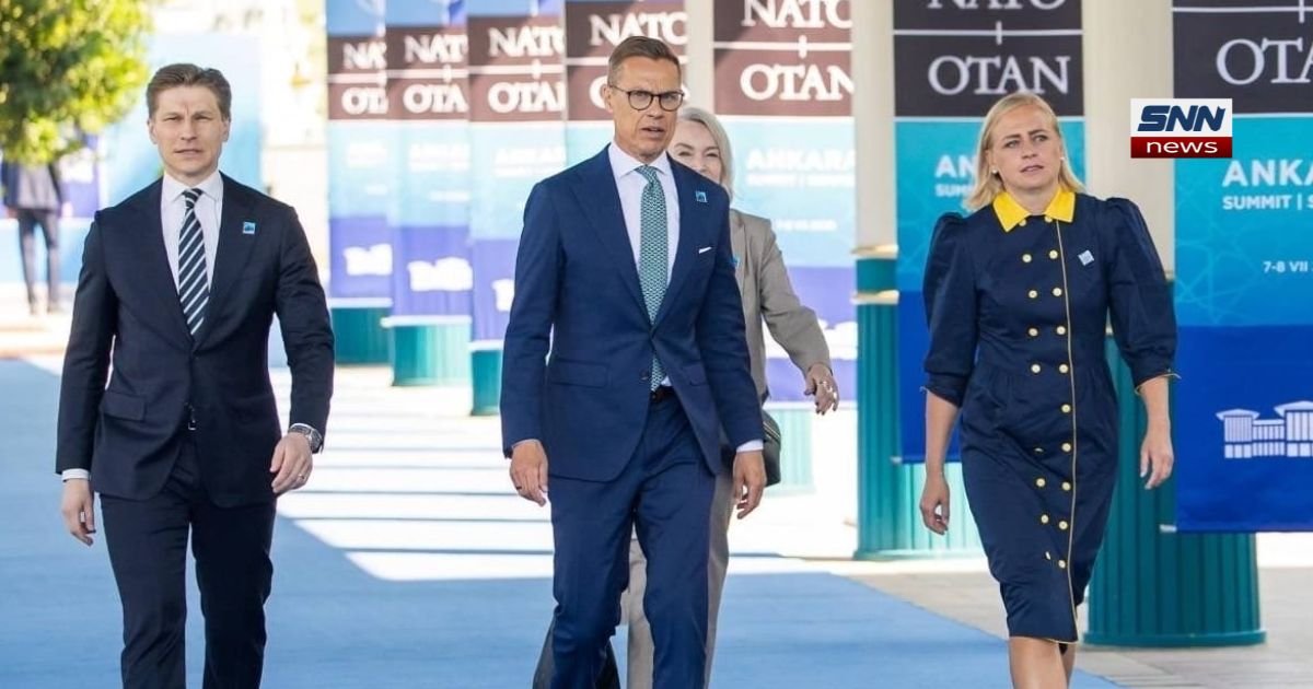 Finnish Defence Minister Antti Hรคkkรคnen at the 2026 NATO Summit in Ankara, Tรผrkiye"