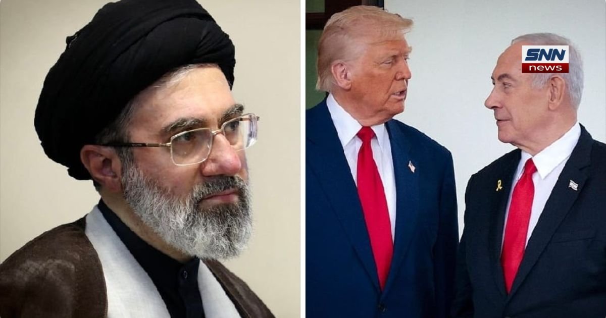 Iran's new Supreme Leader Ayatollah Mojtaba Khamenei pictured in official state media release