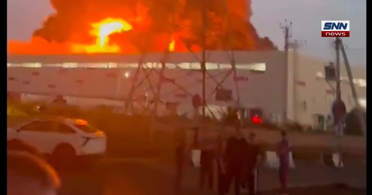 Smoke rises over Krasnodar after Ukrainian strike on Wildberries warehouse