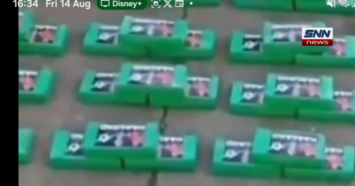 Ecuador Cocaine Bust seizure with packages bearing Erling Haaland stickers