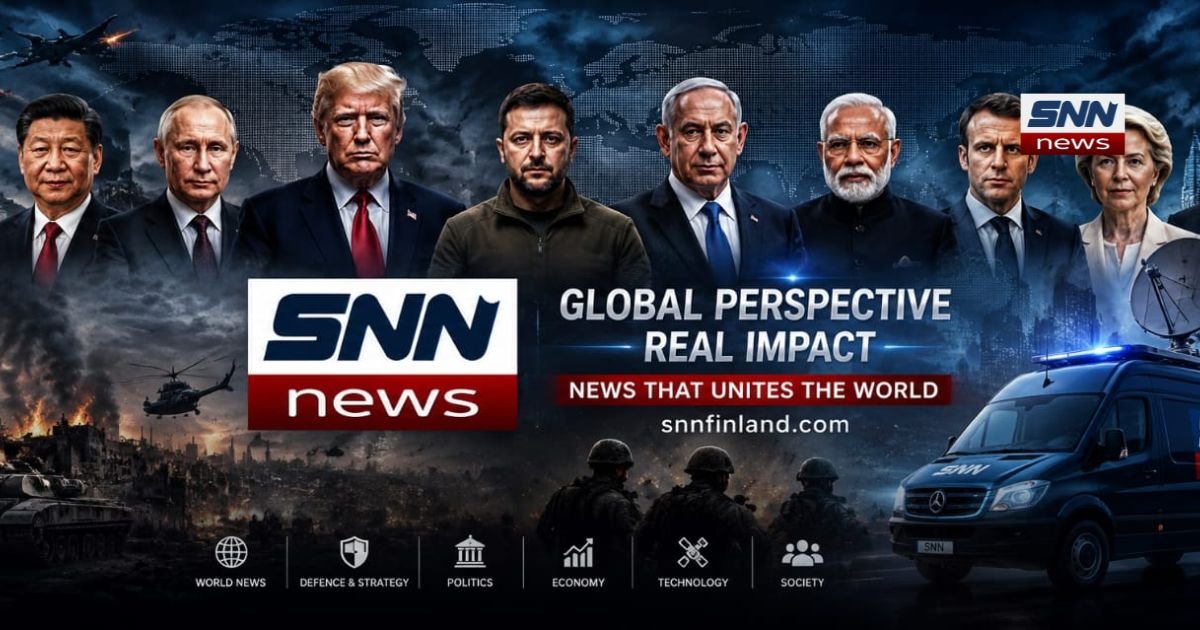 "Scandinavian News Agency (SNN News) headquarters building in Finland Probes BLA"