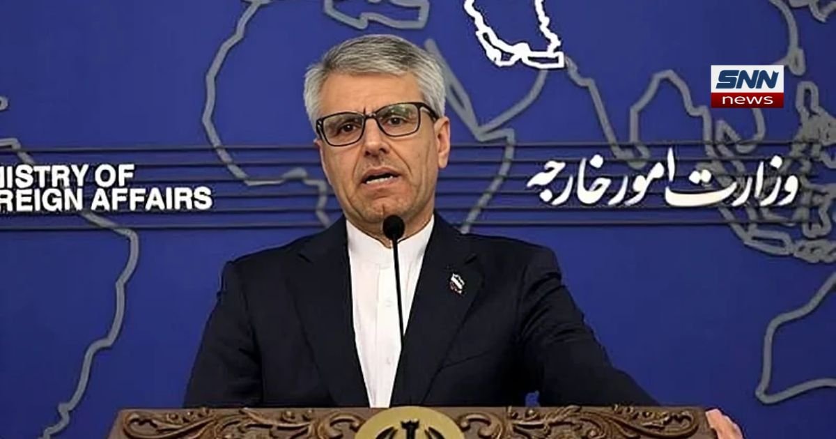 "Mecca Defence Pact par Iran Foreign Ministry spokesman Baghaei press briefing mein baat karte hue"