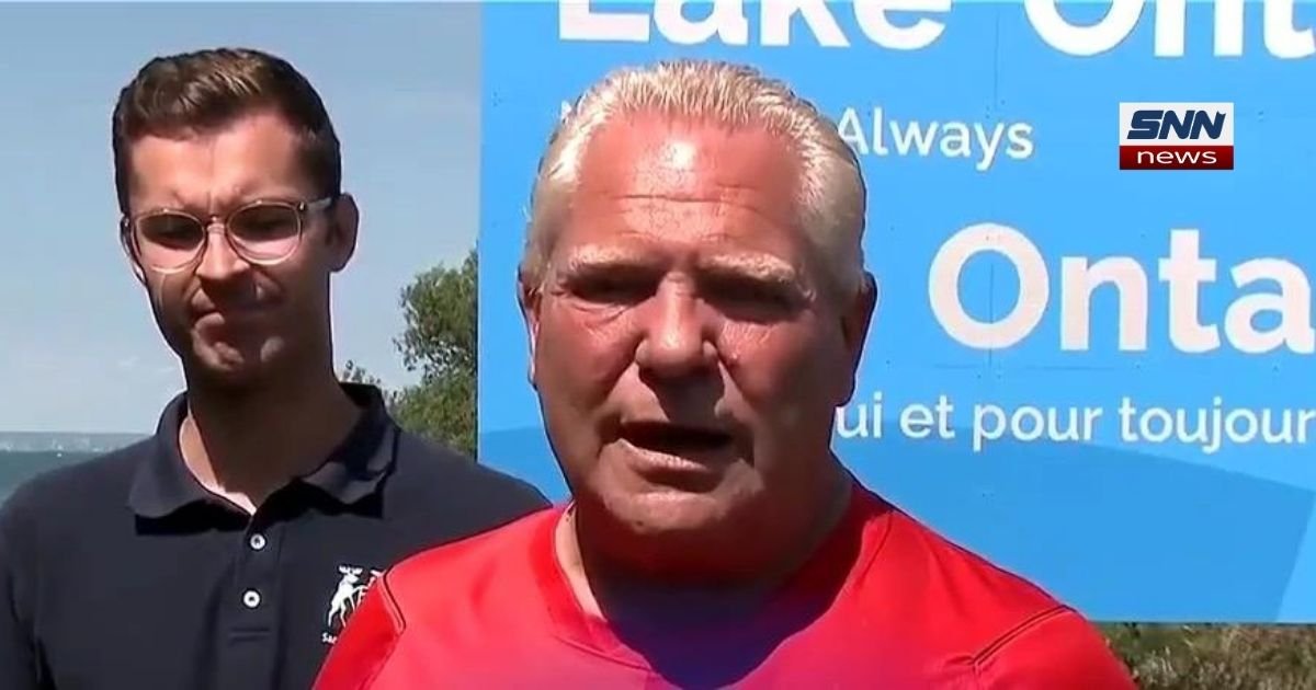 Trump's "Lake America" order Lake Ontario shoreline with Toronto skyline