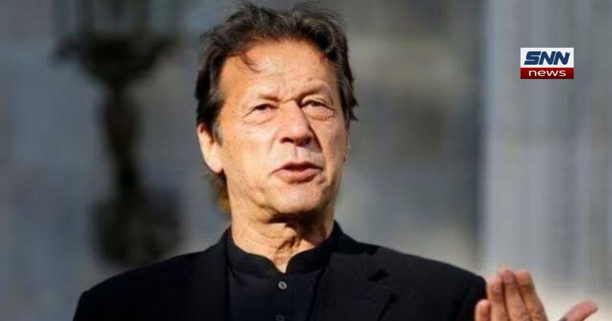 Imran Khan at a public political rally in Pakistan