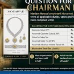 Maryam Nawaz Daughter Necklace wearing a reported luxury necklace at her wedding ceremony