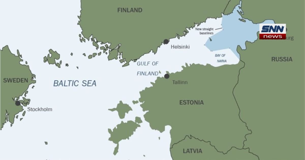 Swedish and Finnish fighter jets on a joint patrol mission over the Gulf of Finland"