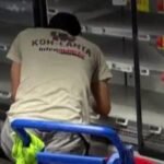 French Grocery Store Hack affecting supermarket refrigeration systems and causing food losses across France.